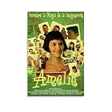 Amelie - Pósteres artísticos antisalpicaduras, pinturas colgantes para sala de estar y dormitorio, adecuados para múltiples escenarios, sin necesidad de perforar, fácil de instalar, adecuado para