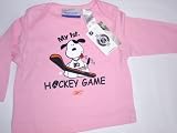 Reebok Philadelphia Flyers NHL Baby/Infant Pink My 1st Hockey Game Long Sleeve T-Shirt 3-6 Months