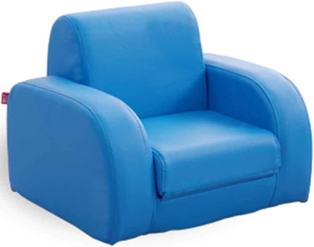 Couch Small Sofa Seats in The Bedrooms for Boys and Girls Nursery Three-Purpose Backrest Armchair Suitable for Under 4 Years Old Load-Bearing 50kg (Color : Verde Size : 404550cm) (Dark Blue 40*45*50