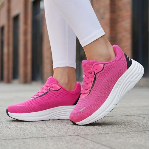 Image of Women's Wide Toe Box Walking Shoes Comfortable Cushioned Tennis Nursing Bunions Shoes Breathable Non Slip Gym Sports Athletic Running Fashion Sneakers