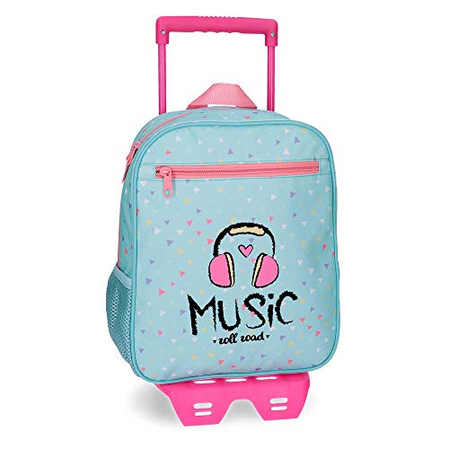 ROLL ROAD Music Mochila preescolar con carro
