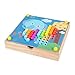 TOYANDONA Puzzle di Arte del Pulsante Unghie dei Funghi Corrispondenza dei Colori Mosaico Pedana Giocattolo Educativo Prescolare di Apprendimento Precoce per Bambini Bambini