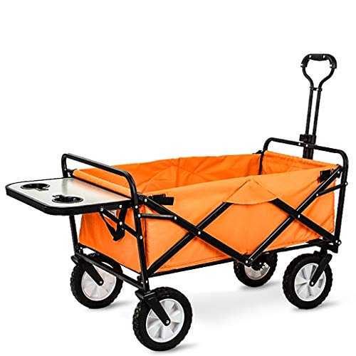 MEVZHH Camiones Móviles de Mano Plegables Y Portátiles de Picnic Supermercadosca Comestibles Compras Al Aire Libre Cuatro Ruedas de Compras Carro de Campicon Mesa Cola Plegable Carros de Mesa/C