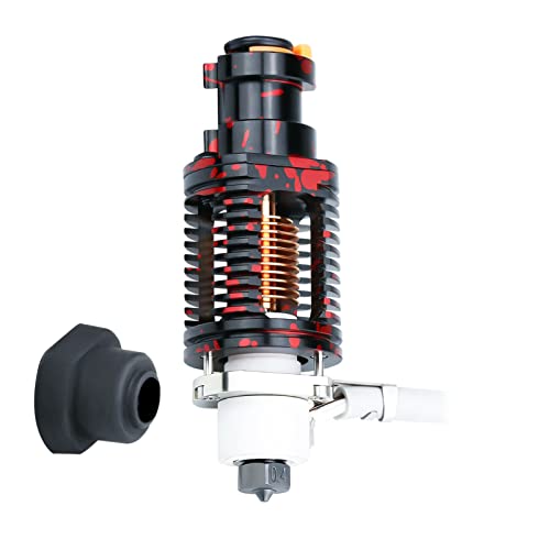 Upgrade All Metal 300°C 24V Ceramic Heating Red Lizard K1 Pro Hotend CHC High Flow Compatible with Voron V2.4 0.1, V6 Dragon Hotend Prusa i3 MK3 MK3S Titan Extruder 3D Printer Parts (K1 PRO)