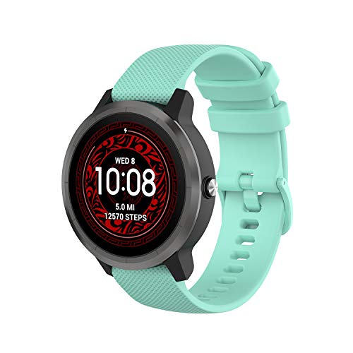 Watch Band intended for Coros APEX 42mm/PACE 2 Adjustable Quick Release Wristbands Strap Breathable Silicone Bands Replacement Wristbands for Coros APEX 42mm/PACE 2 for Women&Men Width: 20mm (All 10 - image 9