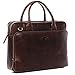 Produktbild SID & VAIN Laptoptasche RYAN aus Premium Leder I Business-Tasche XL groß für Herren und Damen 15.4 Zoll Laptop Laptop-Fach I Umhängetasche Aktentasche braun handgefertigt