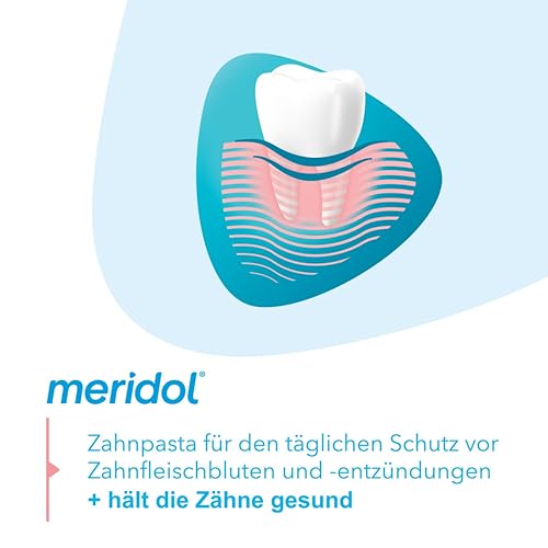 meridol Zahnpasta 3x75ml - Zahncreme bekämpft Zahnfleischentzündungen, antibakterieller Effekt 2