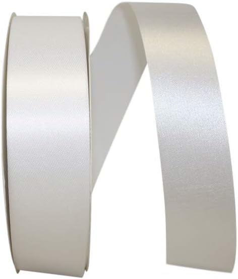Reliant Ribbon Satin Supreme Ribbon, 1-3/8 Inch X 100 Yards, Scarlet