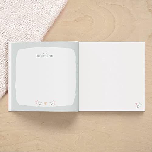 mintkind® Gastenboek Meine Doop Bloemen I voor jongens en meisjes | Doopboek, doopalbum, herinneringsboek I 96 pagina's voor felicitaties, foto's en meer, gastenboek doop gastboek - Image 6