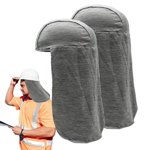 Sombrero de cuello para casco - Gorro, protector de cuello solar, sombra de construcción reflectante, sombrero de sombra ligera para todo el día, sombrero para mujer para uso de construcción