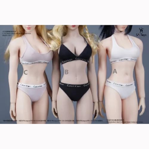 Ensemble de vêtements SA038 pour figurines 1/6 blanche - 6