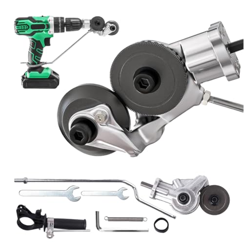 Titanium Drill Nibbler Sheet Metal Cutting Tool, Sheet Metal Cutter, Electric Drill Plate Cutter Attachment, For DIY Projects, Home Repairs, Workshops & Light Metalwork (1pcs)