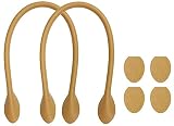  Bag Handles Leather Like 16in Beige (japan import)