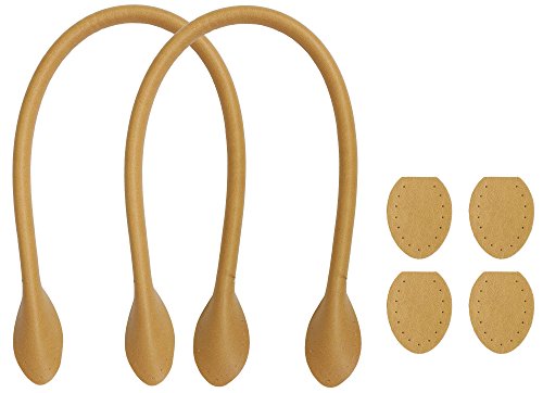 YAH40-4 Synthetic Leather Handle, Approx. 15.7 inches (40 cm), Beige