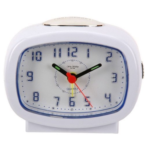 Wm Widdop Qtz Beep Alarm LED Dial/Snooze White by Widdop Bingham