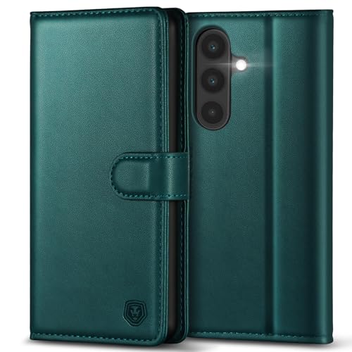 Coque Samsung A36 5G antichoc verte à fermeture magnétique Kuafcase