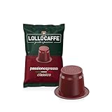 Lollo Caffè Passionespresso, Miscela Classica - 100 Capsule - Compatibili con le Macchine ad uso domestico Nespresso*