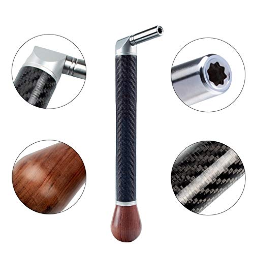 The Carbon Tube Piano Tuning Lever Leva in Fibra di Carbonio Tubo Piano Tuning Tuner Tuner Tuner (Color : Black)
