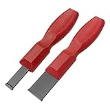 UHANBUT Carbide Scraper Set, 1-1/4 Inch and 5/8 Inch Gasket Scrapers Tool for Metal and Automotive, Enduring Tough Scraper (1 Pair)