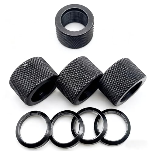 Thread Protector 5/8 * 24 for .308 LR308, with Crush Washer, Steel, 4 Pack