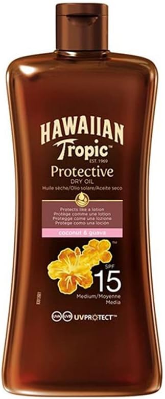 Hawaiian Tropic Protective Dry Oil Sunscreen Oil SPF 15, 100 ml, 1 pc