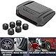 EVGATSAUTO TPMS Reifendruckkontrollsystem, 6-Rad-LKW-Reifendrucküberwachungssystem Drahtloser Solarenergie-TPMS-Monitor mit 6 Sensoren für Leichte LKW-Wohnmobile
