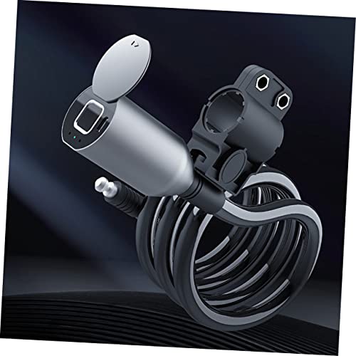 Antivol à empreinte digitale étanche et câble robuste pour sécuriser scooter et vélo