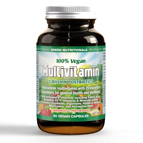 Green Nutritionals 100% Vegan Multivitamin 60 Capsules