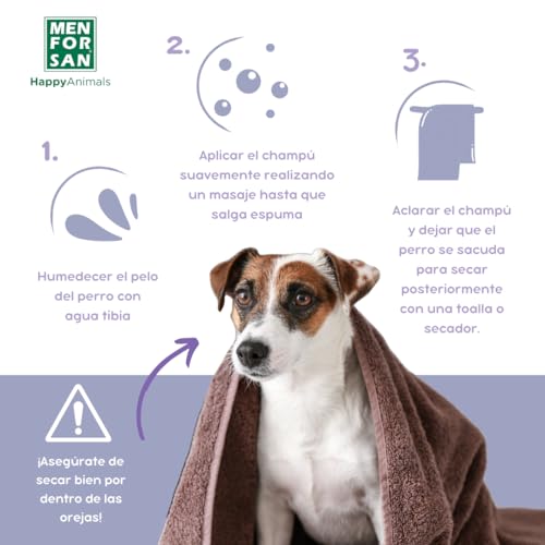 Shampooing Men for San Chien Cheveux blancs Fruité (1 L)