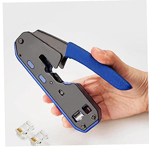 Crimper Tool voor RJ45 Connectors 8P 6P Crystal Wire End Krimptang Pass Door Stripper Kabel CrimperHigh Hardheid en… - Image 3