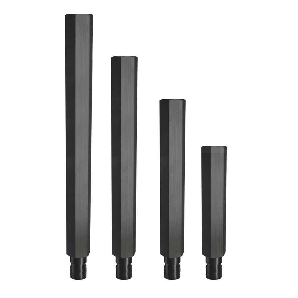 Raccord UNC 1 1/4" 500 mm Rallonge de couronne de forage acier 42Cr4 450 mm pour couronne diamantée 1 pièce