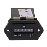  12v a 36v Contador de Horas para Camión Tractor Diesel Motor Fuera de Borda Rectangular
