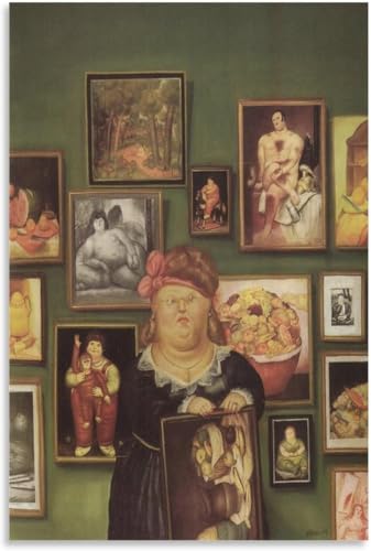Affiche Fernando Botero en toile de lin pour une décoration murale moderne