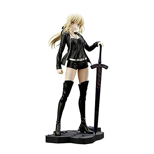 Fate/stay Night, Altria Pendragon, Höjd 24(cm)/9,4(in), PVC-material Animationsfigur, Handgjord, Utsökt Utseende, Hand-att-göra-plats, (dekorativ samling) Presentdekorationer