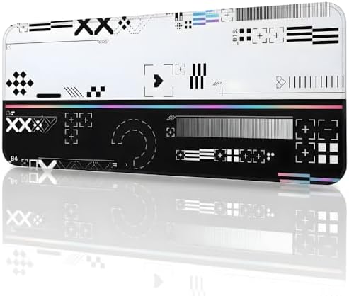 8 Farklı Desenli Baskılı Model Black Deer XXL Gaming Mouse Pad 70x30 cm – Dikişli Kenar, Kaymaz Taban, Dijital Tasarım, Hassas Takip, Ultra Geniş Oyuncu Mousepad (Printstream 70x30 cm) - Görsel 1