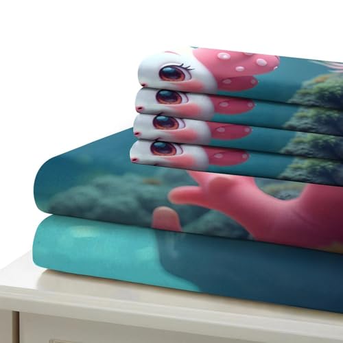Housse de couette japonais grues en vol 220x240 cm parure lit king microfibre