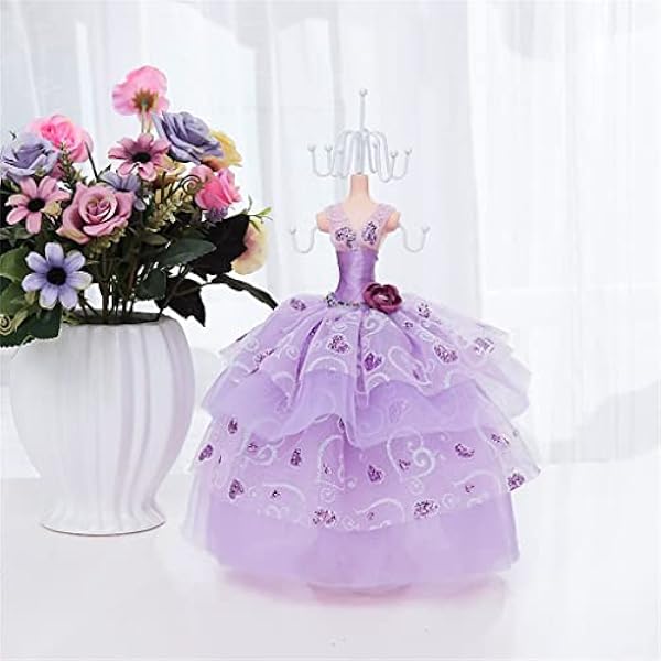 LXXSH Sieradenrek Prinses Sieradenrek Ketting Displayrek Sieraden Opbergrek Huwelijkscadeau