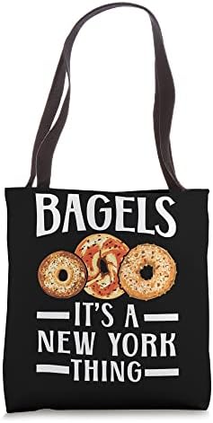 Bagels It's A New York Thing Food Lover Jewish Bagel Tote Bag