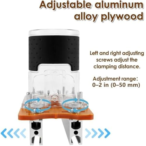 Trimmer de menuiserie réglable et affleureuse électrique multifonction en alliage - 6