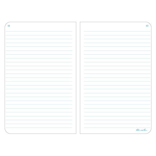 Rite in the Rain Weatherproof Hard Cover Notebook, 4.75" x 7.5", Yellow Cover, Journal Pattern (No. 390F) - Image 3