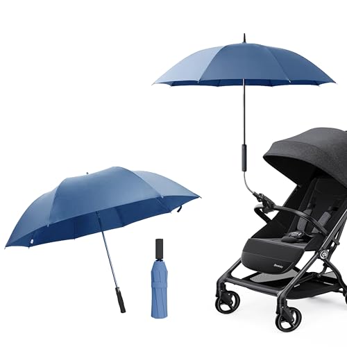 Silfrae Universal Baby Stroller Umbrella Bicycle Umbrella 210T Water-resistant Polyester