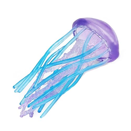 THINCAN Jouet méduse réaliste Figurine Simulée Vie marine Animaux Ozeier Figurines Modèle Pieuvre Figurine Jouet