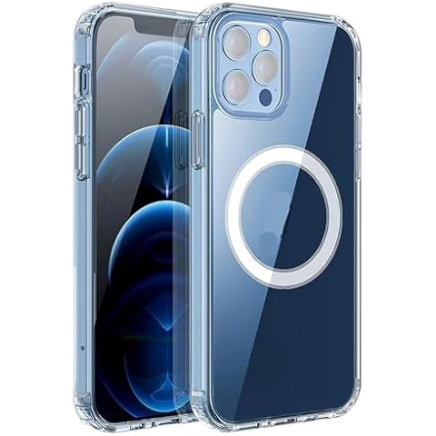 LANDEE Magnetic Clear Case for iPhone 13 Pro Compatible with Mag-Safe Wireless Charging Case Transparent (for iPhone 13 Pro 6.1 inch) (Clear) Cover