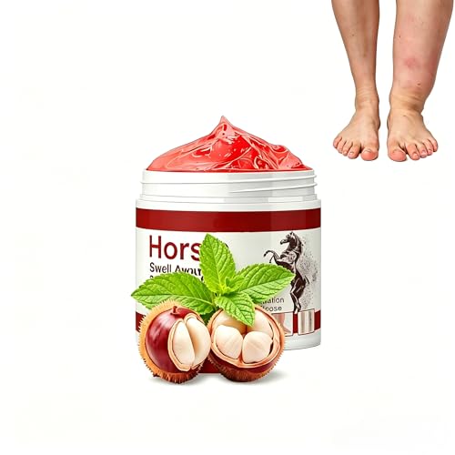 YLtremker Horse Chestnut Massage Gel - Fast Acting Swell Away Joint & Muscle Soothing Cream Varicose Veins Relief Massage Gel for Joint & Muscle Therapy Fast-Absorbing for Legs Knee Back