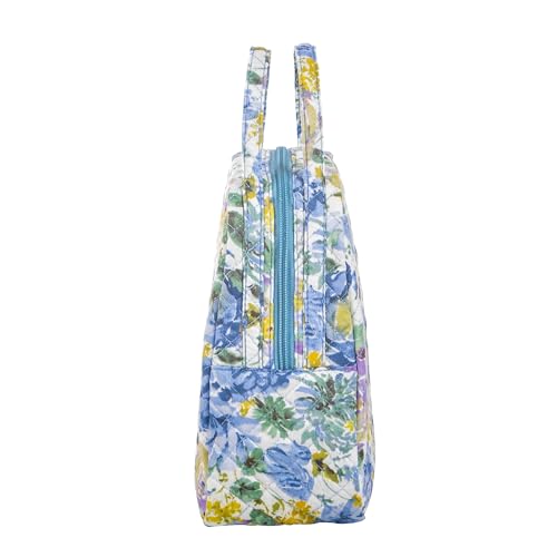 Jula Vance Machine Washable Women Quilted Fabric Insulated Reusable Cooler Lunch Bag Tote Adult Thermal Lunch Box Storage Bag for Ｗork (Floral #2) by Jula Vance - Image 8