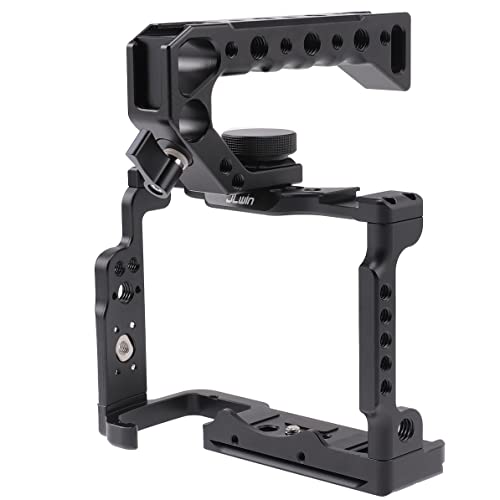 Image of A7 IV Cage Support, Hersmay Camera Cage with Top Handle for Sony A7 IV / A7S III Full Frame mirrorless Camera