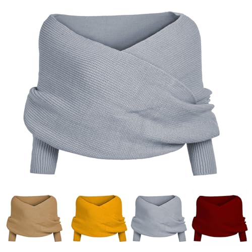 Freya Harper Scarf with Sleeves for Women - Soft Skin-Friendly Material, Classic Sleek - Ideal for Seasonal Transitions