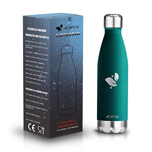 aorin vacuum insulated stainless steel water bottle