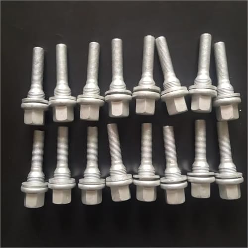 Tornillos tuercas M12 de rosca larga con acabado de alta resistencia para llantas de Peugeot 406