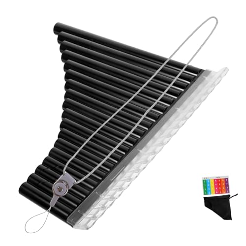Holibanna Key Pan Flute Lightweight Abs Resin Portable Panpipe for Beginners Musicians present for Music Lovers for Developing Musical Skills